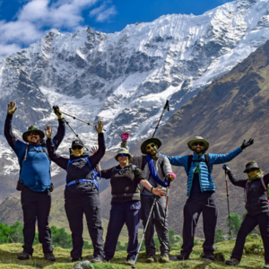 Trekkers on the Salkantay Trek - Alpaca Expeditions