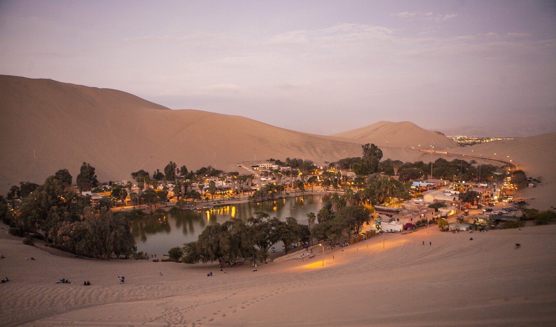 An oasis in the Sand Dunes – Huacachina
