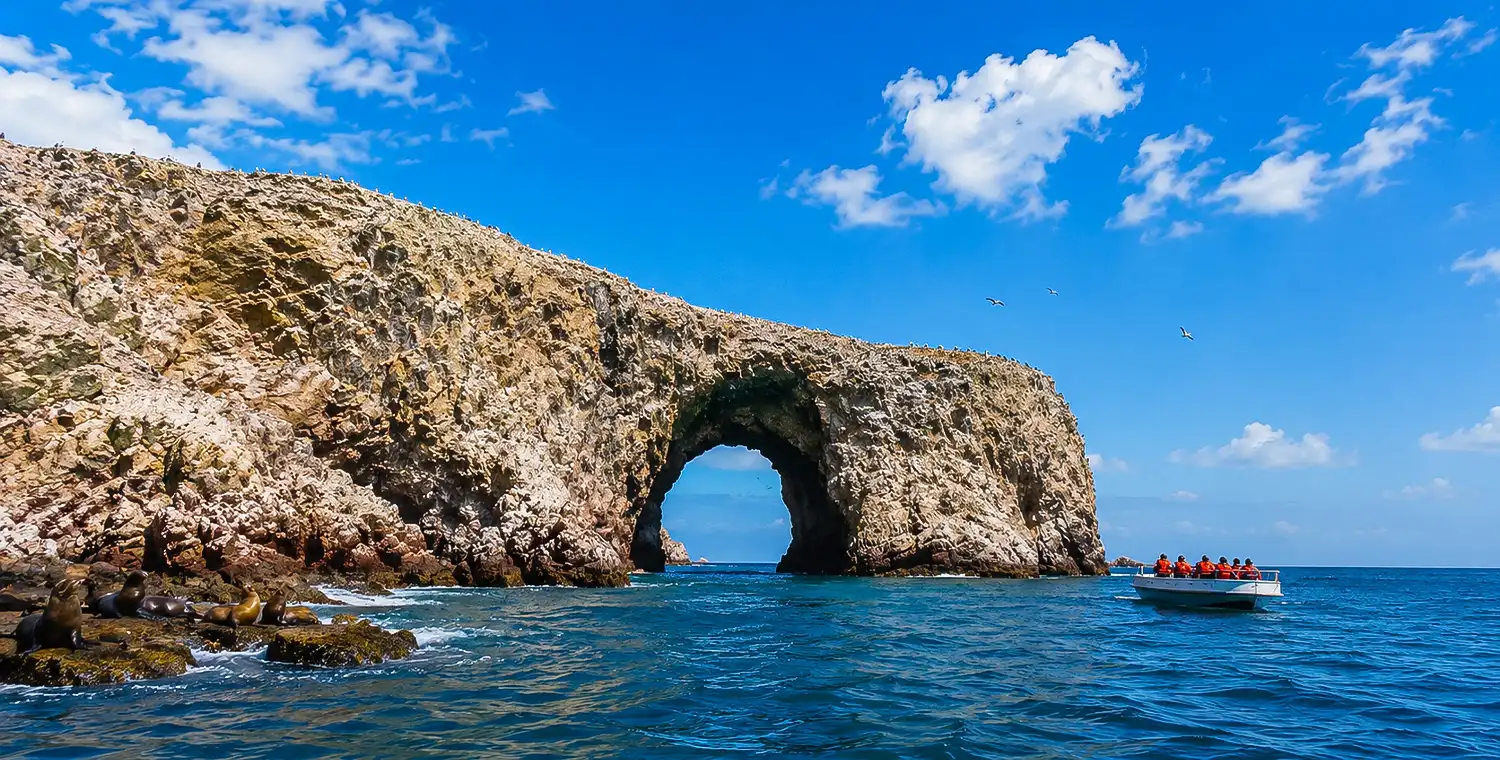 Boat tour at Ballestas Islands Peru