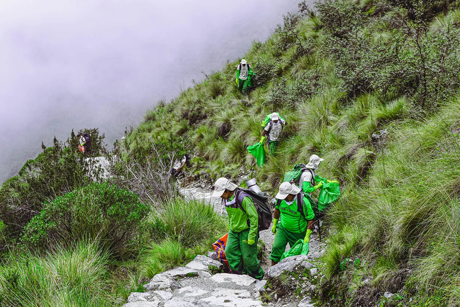 Inca Trail cleaning campaign