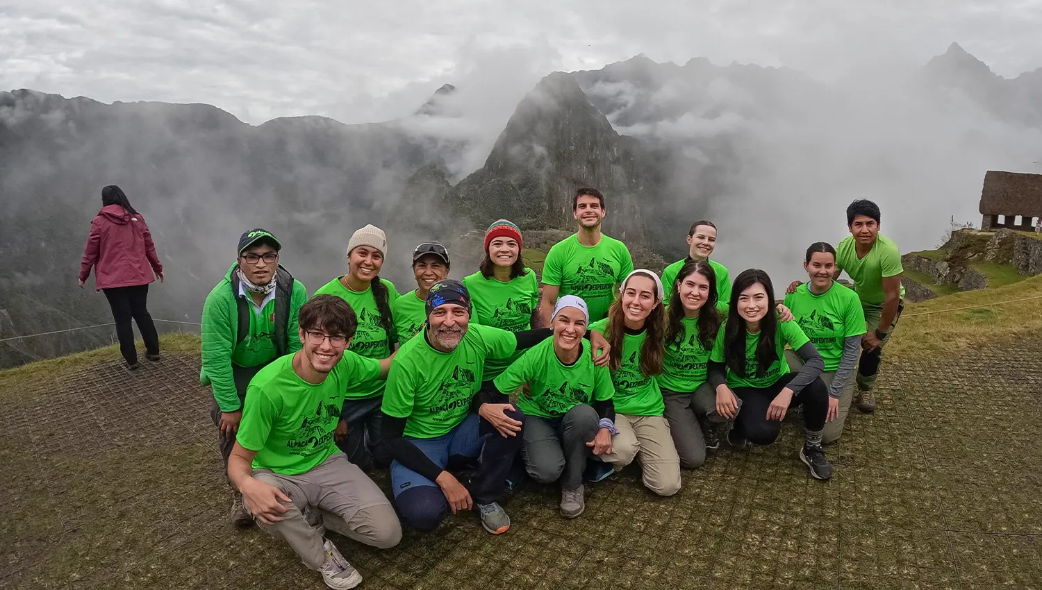 Group at Machu Picchu after Lares Trek