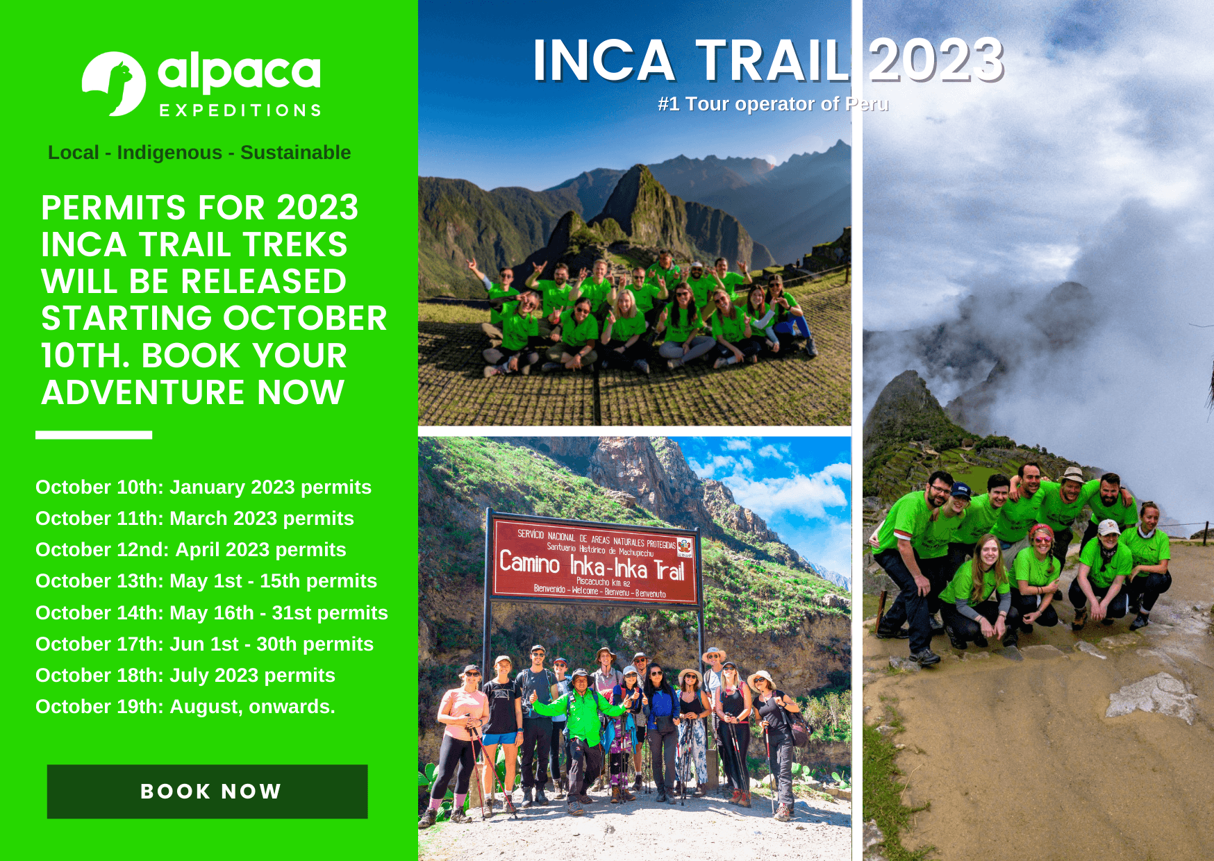 Inca Trail 2023 release