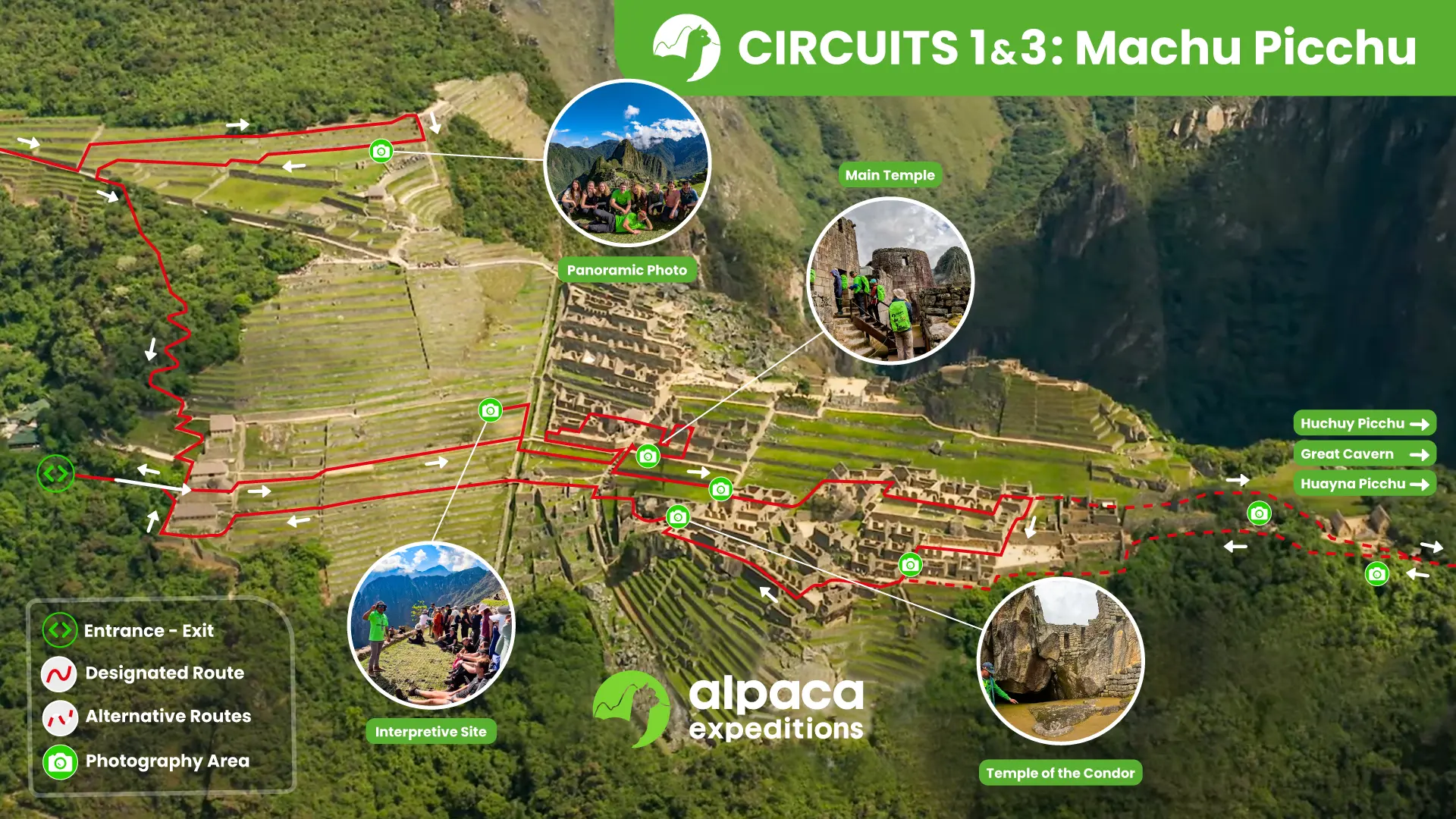 Inca Trail circuits 1and3 Machu Picchu