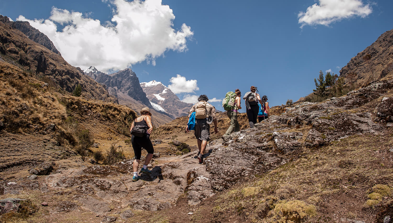 Camino del Inca paisaje montañas cielo