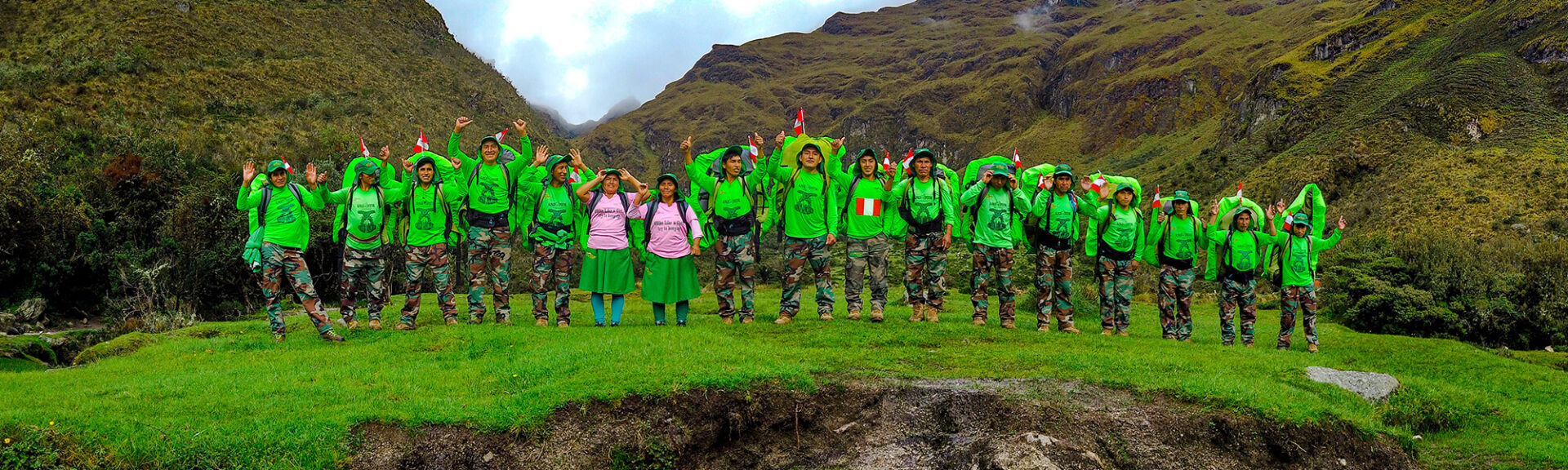 Peruvian People are the Porters of Alpaca Expeditions