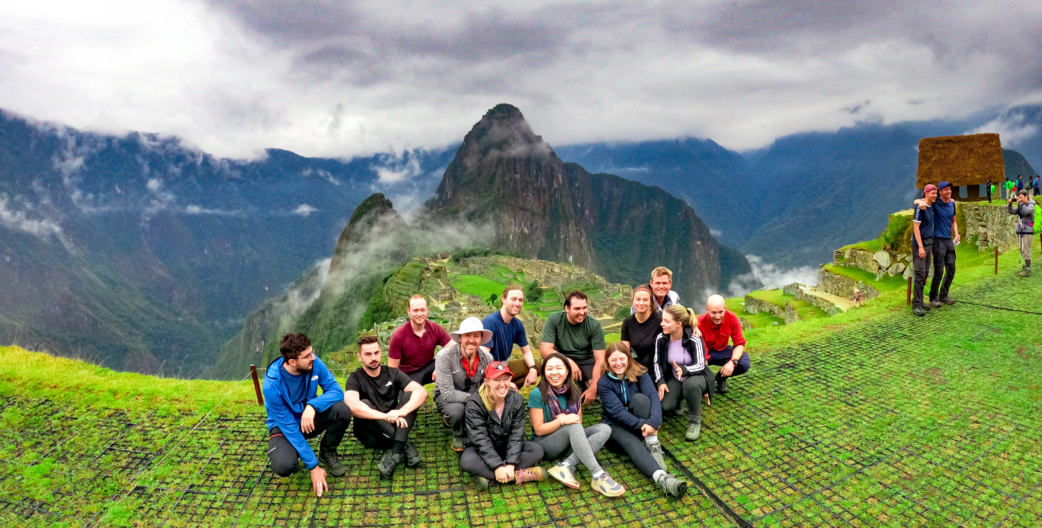 passengers in Machu Picchu