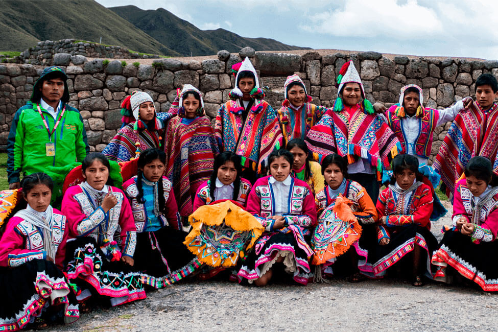 La escuela I.E.N. Señor de la Exaltación de Lauramarca visitó el Valle Sagrado