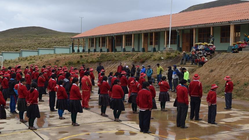 Teacher for Wakatinku high school Alpaca Expeditions peru