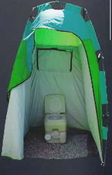 toilet tent