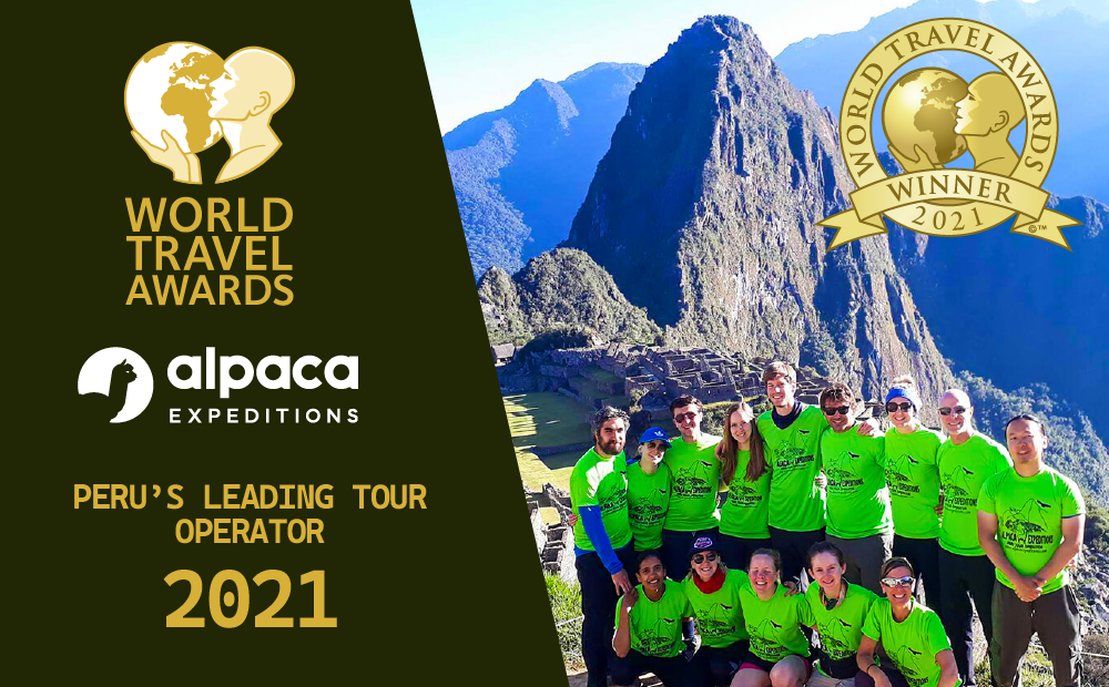 WTA 2021 Wordl Travel Awards Alpaca Expeditions 2021