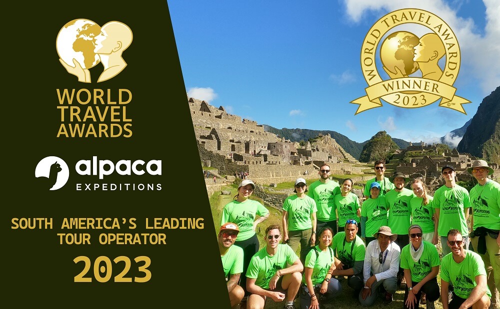 Alpaca Expeditions Celebrates Recognition as South America's Leading Tour Operator 2023