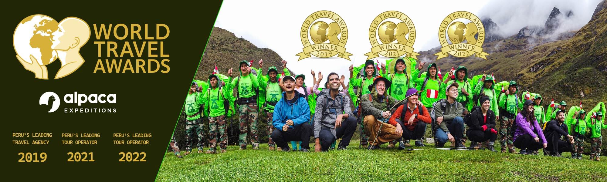World Travel Awards 2022 Alpaca Expeditions