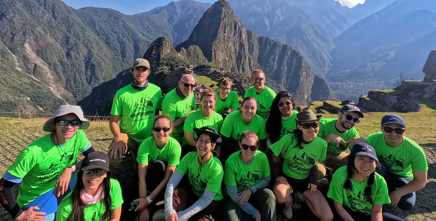 inca trail classic to machu picchu wirth Alpaca Expeditions