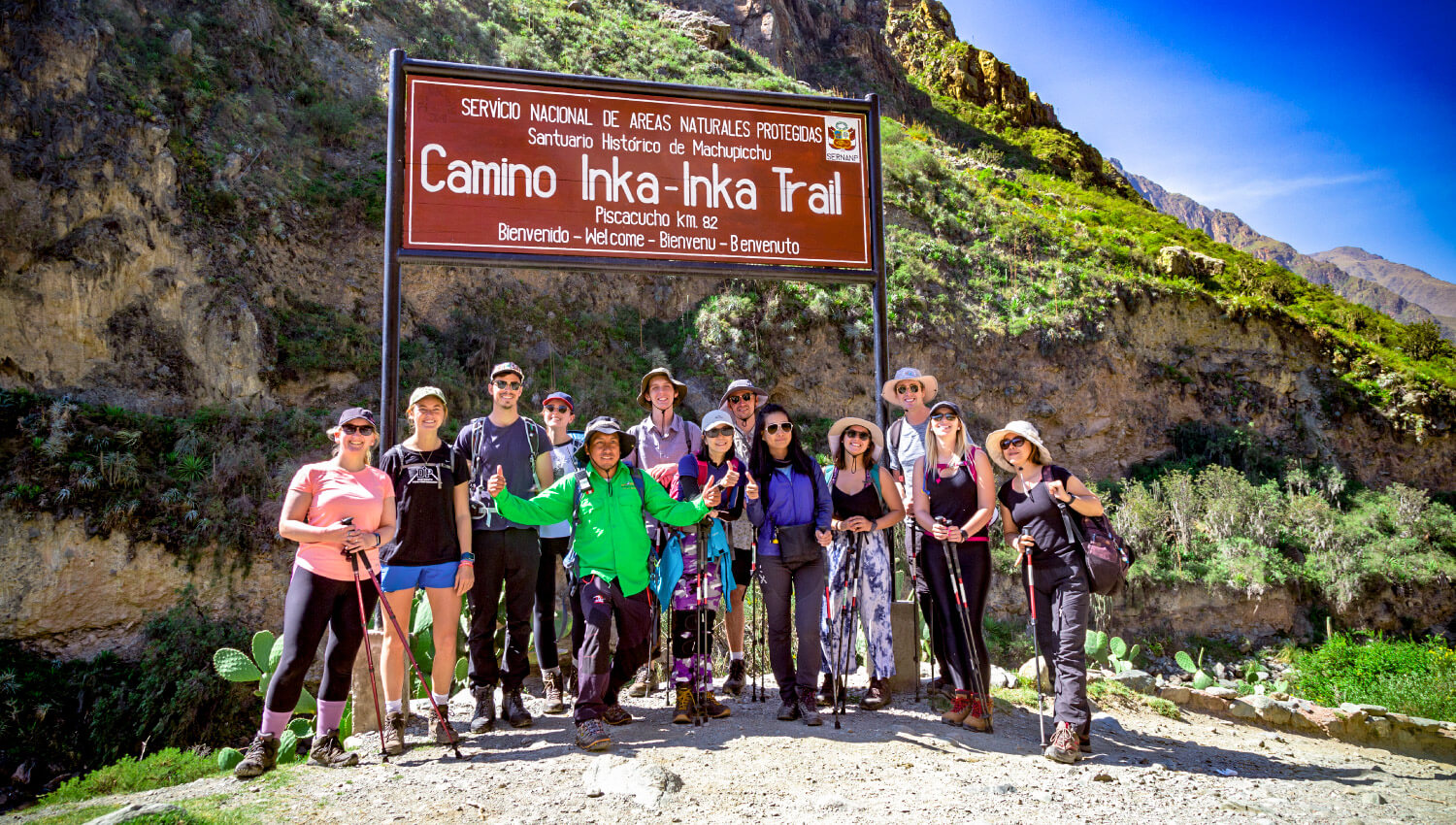 Start of the Inca Trail Trek to Machu Picchu 4D 3N Group Service