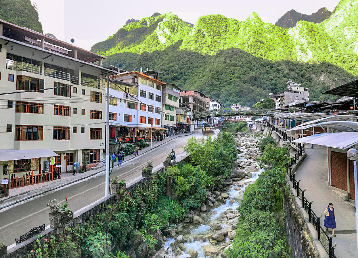 town of Aguas Calientes