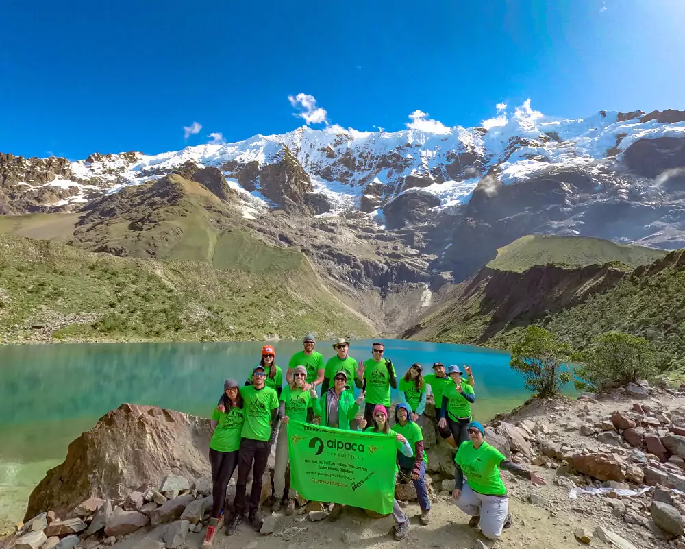 Humantay Lake Blue Lagoon - Full Day Hike via Salkantay Trail Trek | Alpaca Expeditions