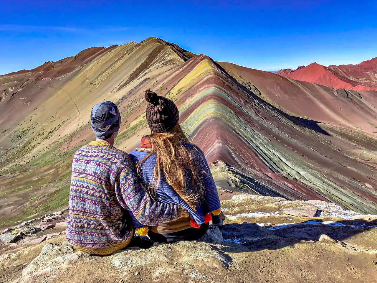 Montaña de los 7 colores pareja