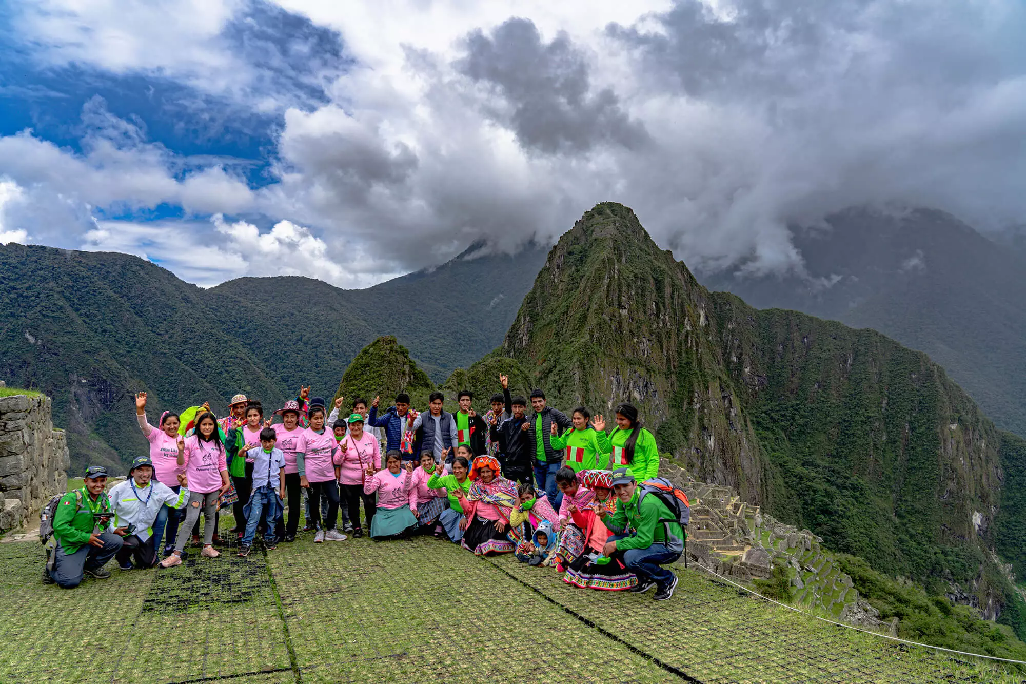 Porter visit to Machu Picchu