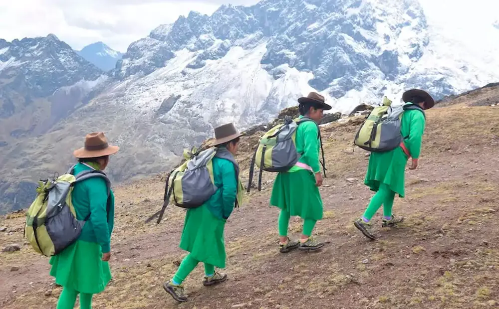 Women Porters on the Trail Empowering Women at AE