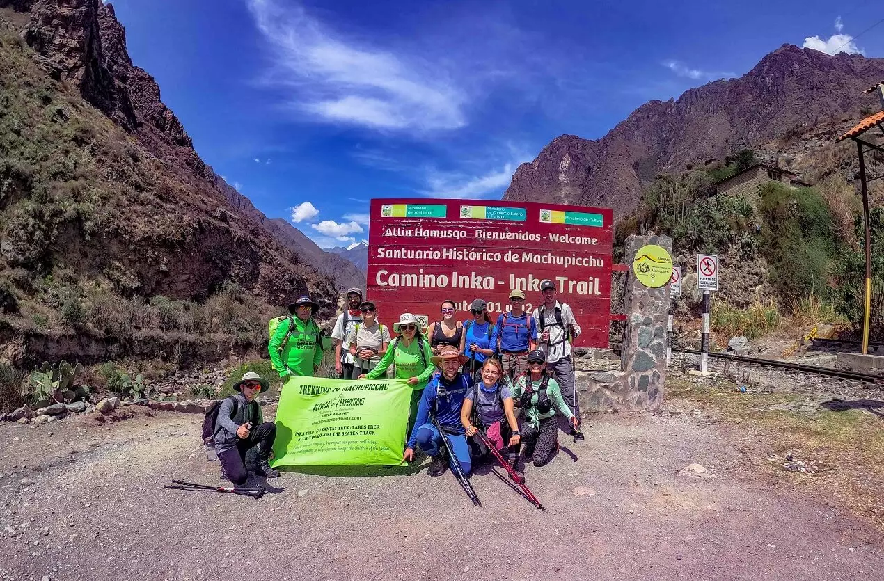 inicio del camino inca en piscaucho o km 82