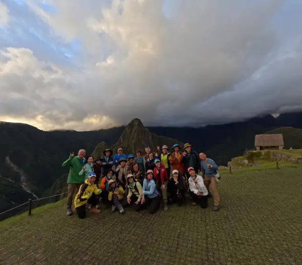 Machu Picchu sunrise from sun gate