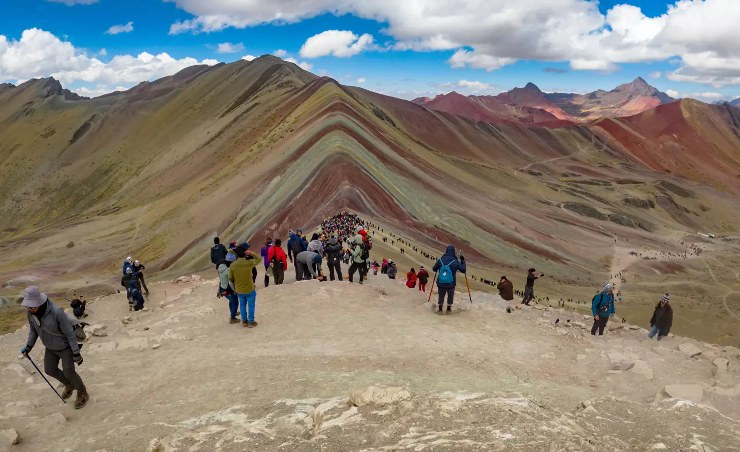 montaña de colores